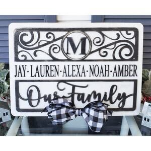 The Everything RECTANGLE Wood Sign 30 Sign Options 127 Different Icon Options